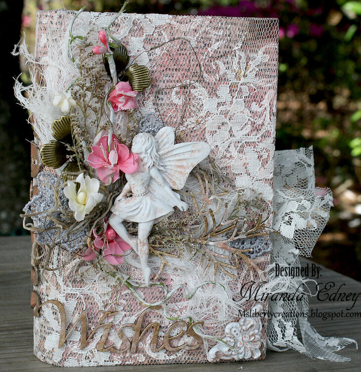 Shabby Grunge Altered Book Box for Shimmerz