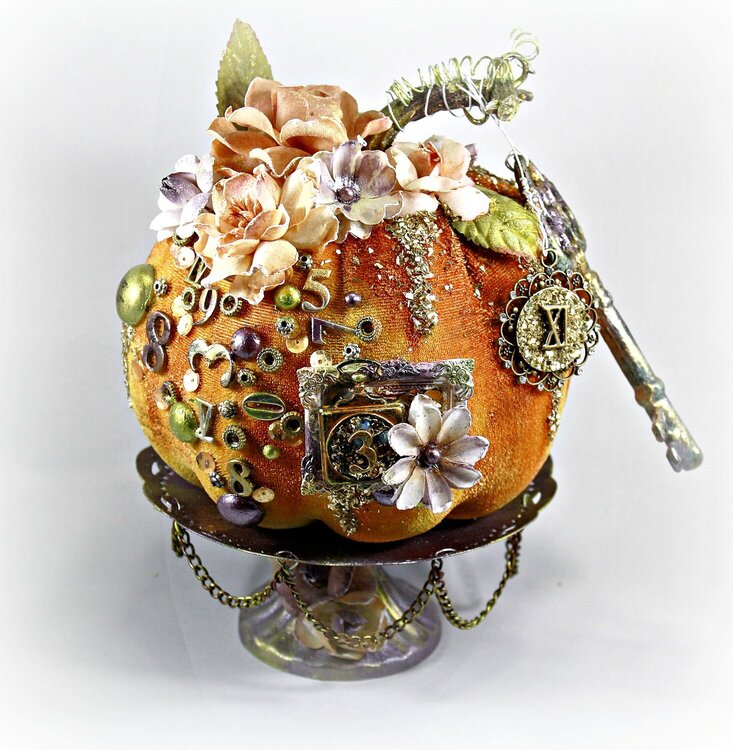 Altered Pumpkin for Create With Prima