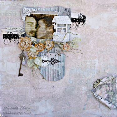 &quot;I love you&quot; Prima BAP Layout for January