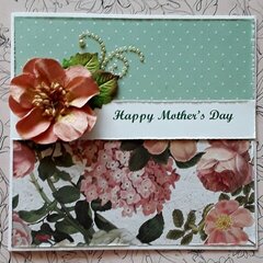 Painted Flower Mom Card