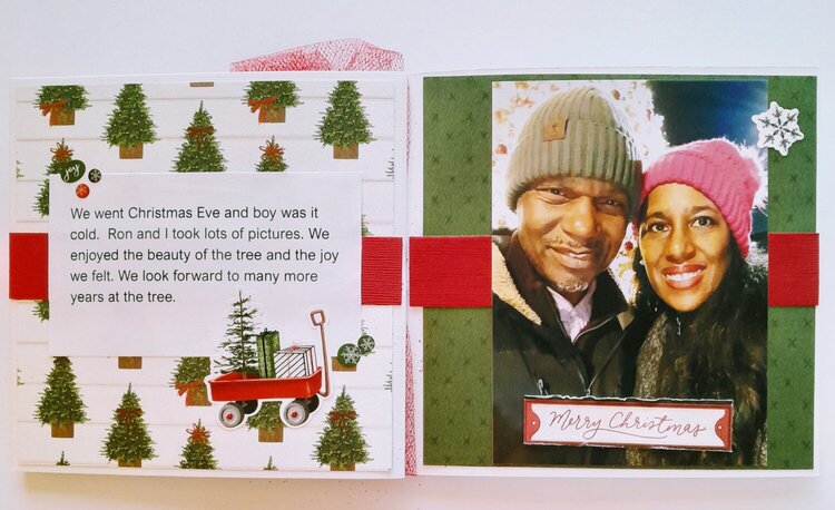 Our Christmas Mini Album Card