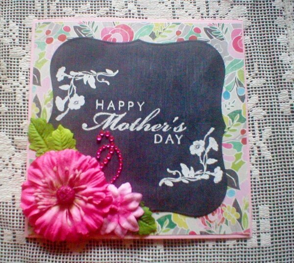 Chalkboard Mom&#039;s Day Cards
