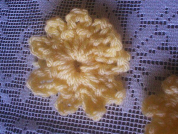 Crochet Flowers &amp; Scarf