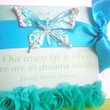 Another Blue Butterfly Card
