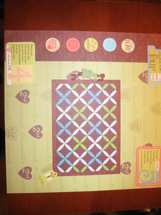 Baby Scrapbook for SIL - baby boy #1