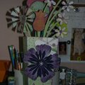 Altered flowers/vase