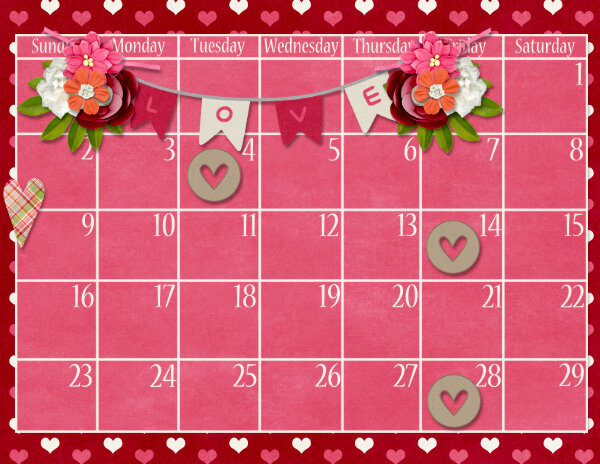 February 2020 Calendar {bottom}