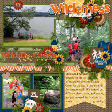 Wilderness Adventure {Middle Creek Wildlife Preserve 2015}