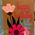 Birthday with Sizzix Floral dies