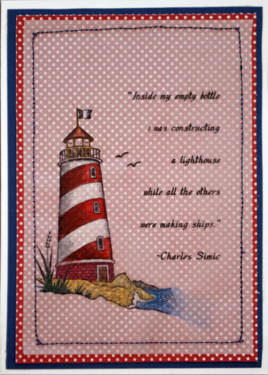 Lighthouse card