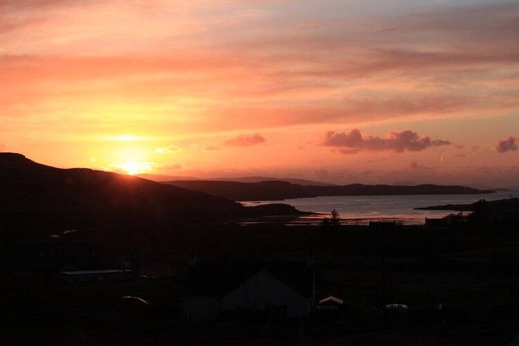 Sunset over Loch Snizort, Isle of Skye