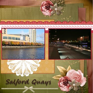 Salford Quays by day &amp; night