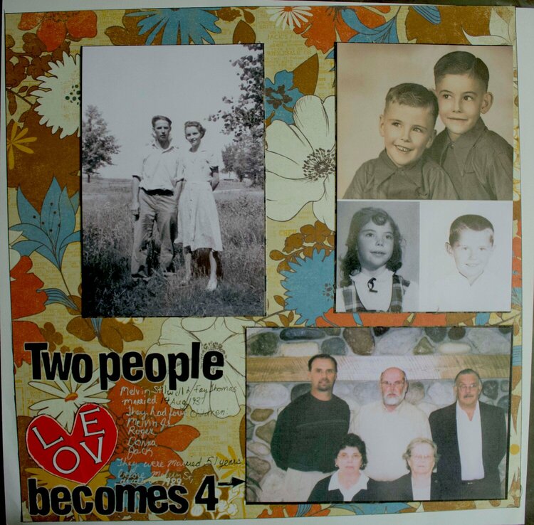 Two people loves becomes 4