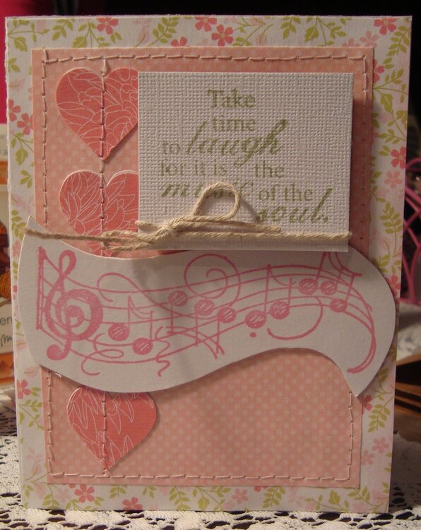 Laughing Stitched Hearts