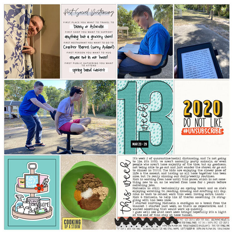 Project Life - Week 13 - Right Page