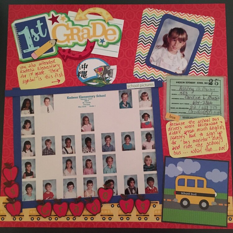 First grade class page