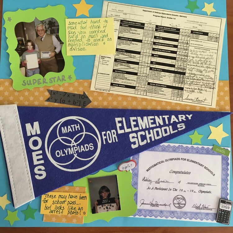 4th grade progress report and other stuff