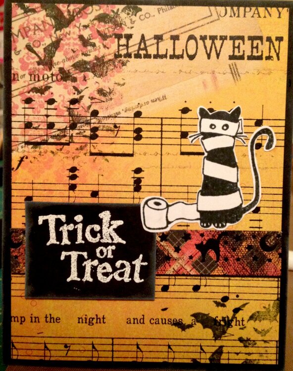 Cat Lover&#039;s Halloween Card
