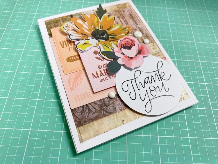 Thank You Collage Card