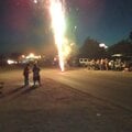 Fireworks in country