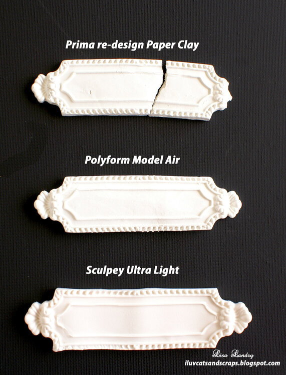 Comparing Clays used in moulds