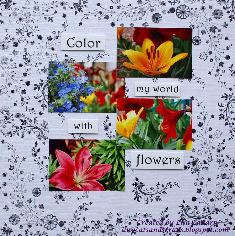 Color my world with flowers