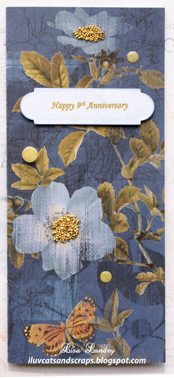 *49 and Market* Anniversary card for daughter &amp; husband