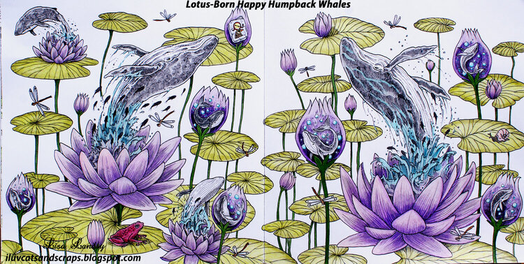 Lotus-Born Happy Humpback Whales