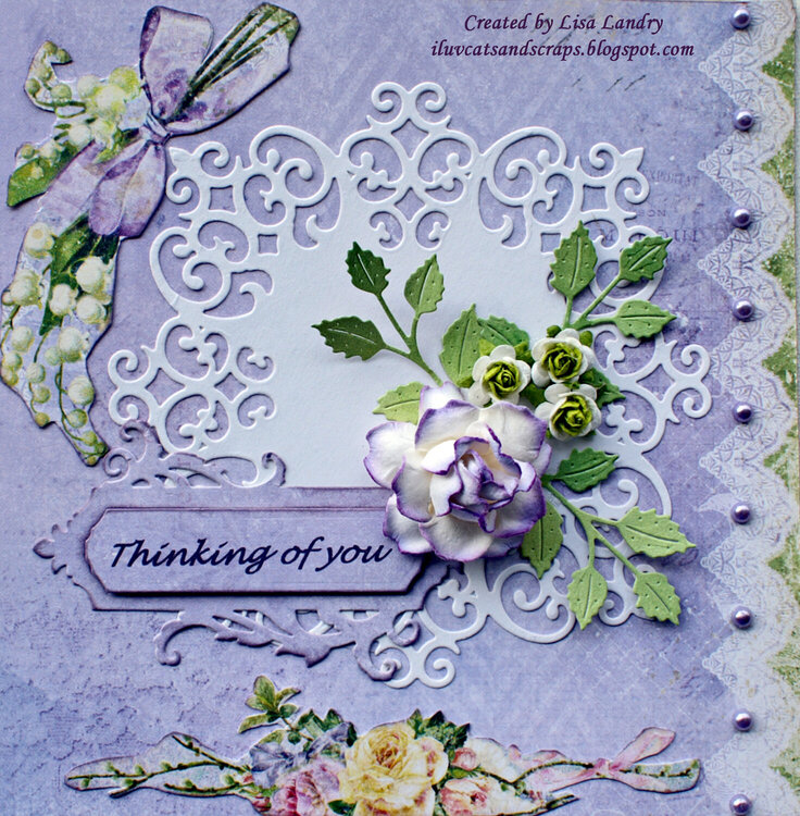 Thinking of You - card and pocket-envelope for a dear friend