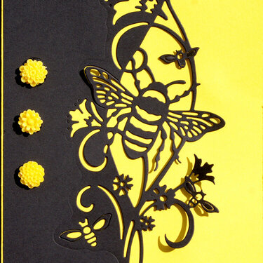 Vicki's Card - "Bee" Happy kind of day