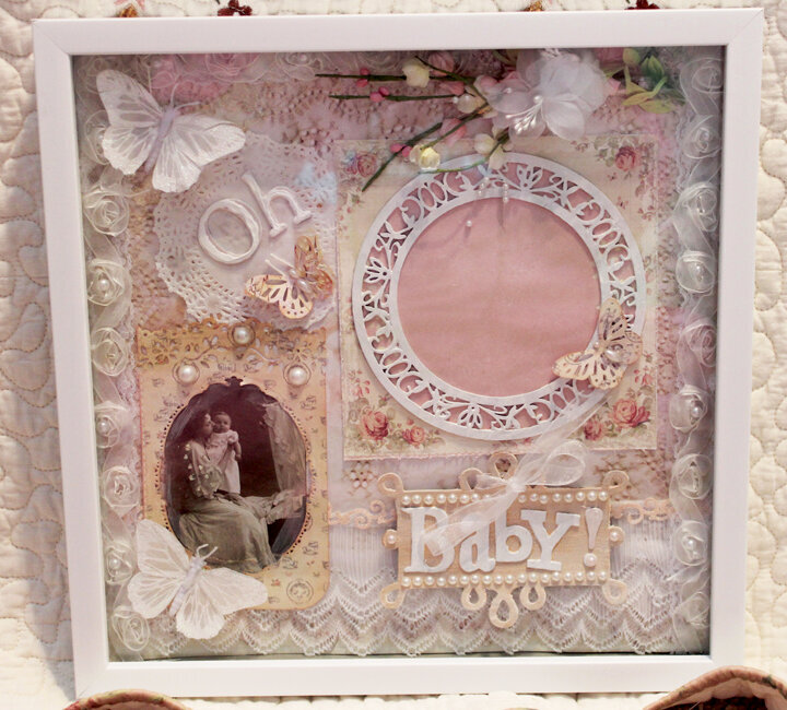 Baby shadow box