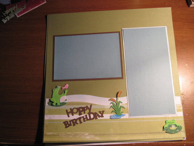 page 2 of 5 year birthday layout