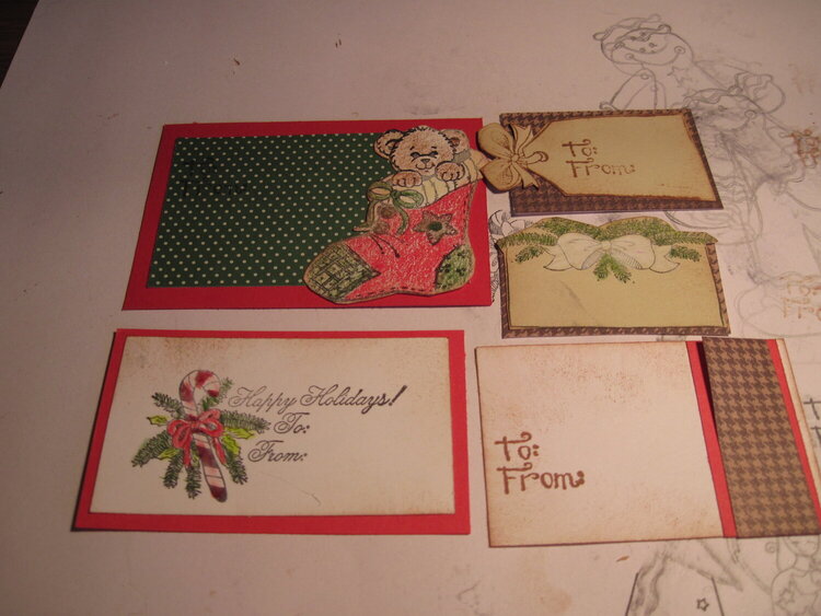 More Christmas tags