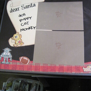 letter to Santa layout