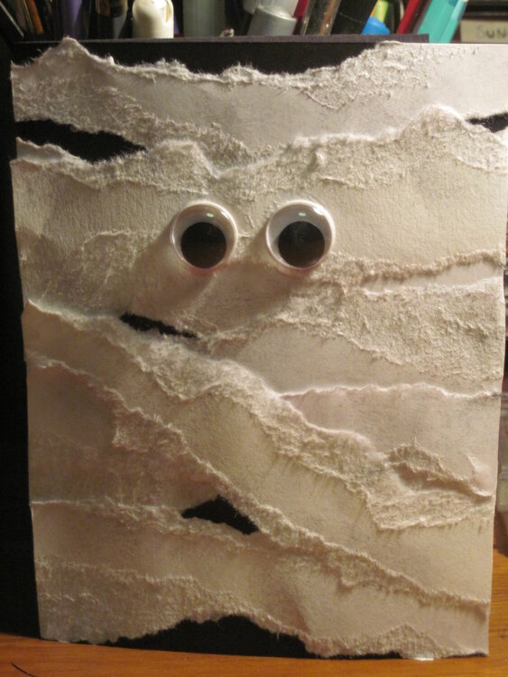 Halloween Mummy card