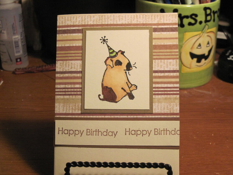 Happy Birthday card for OWH