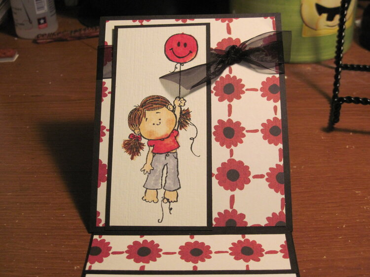 An easel card for OWH