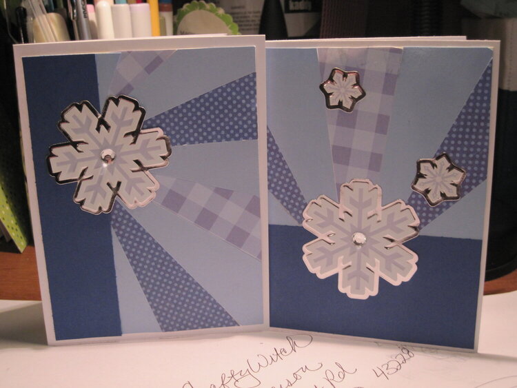 Snowflake Starburst Card