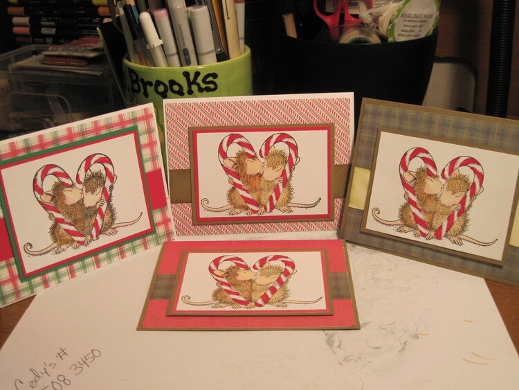 House Mouse Christmas Cards