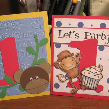 First birthday card samples