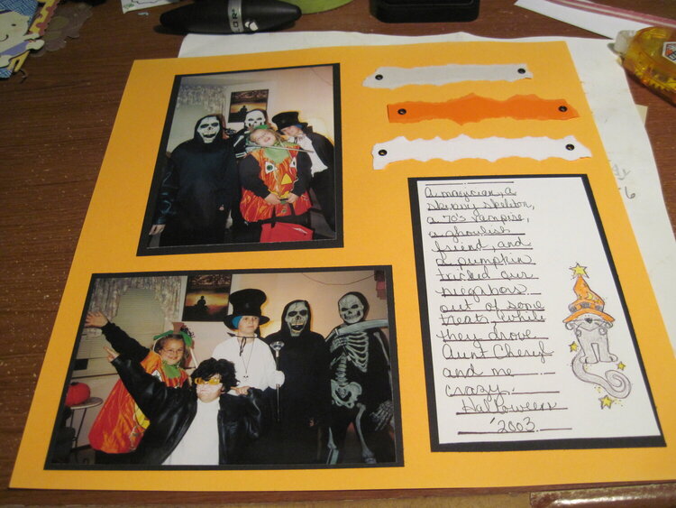 Page 2 of Halloween Layout