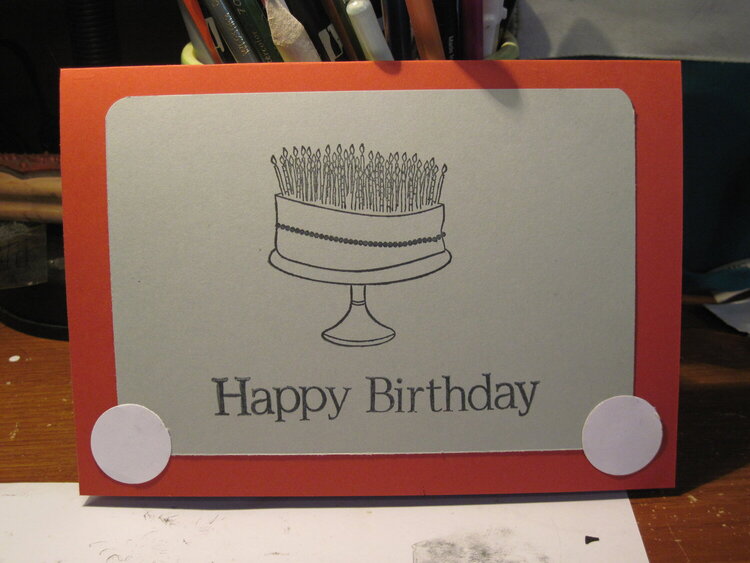 Happy Birthday Etch a Sketch card