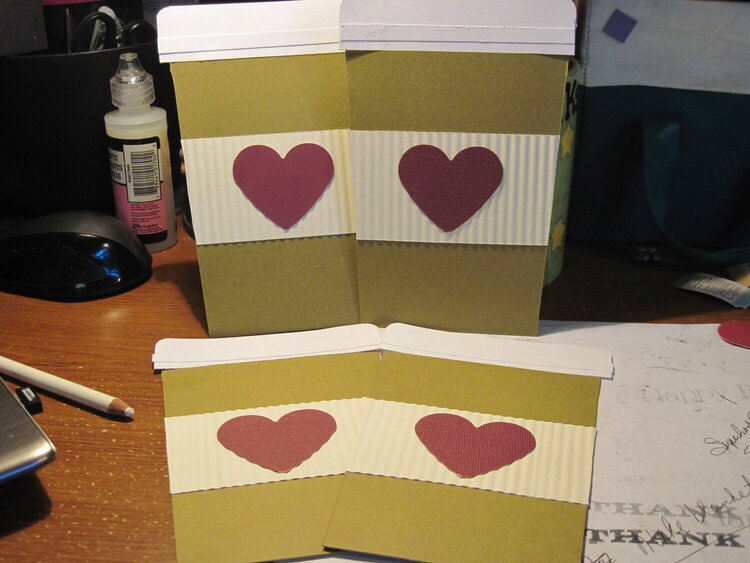 Coffee cup cards