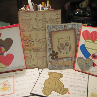 Valentines Scrap cards