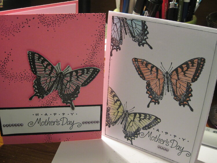 Butterfly cards for Mother&#039;s day