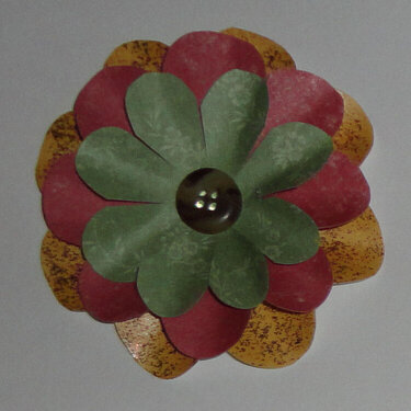Earthtone Flower Detail