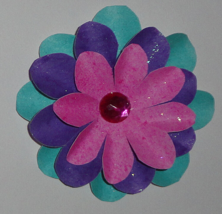 Jeweltone Flower Detail