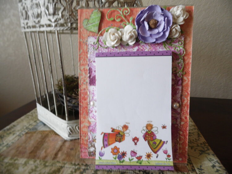 Acrylic Frame Notepad Holder