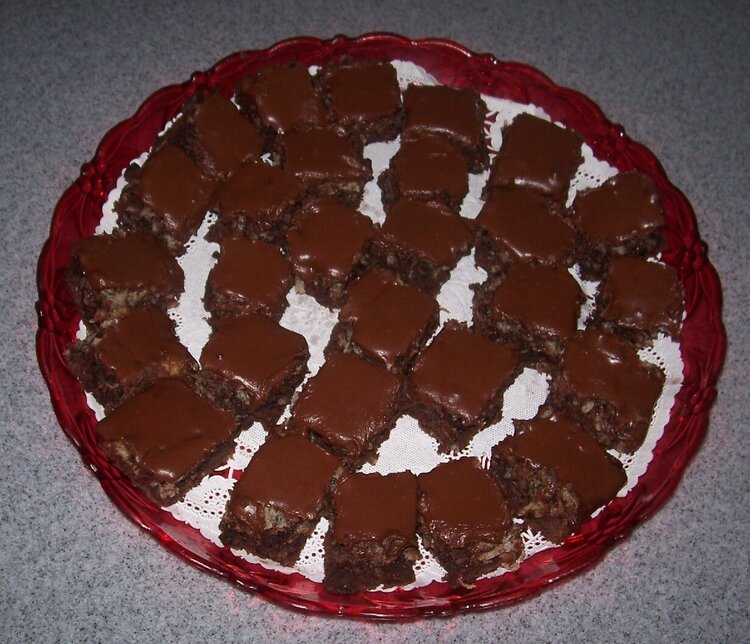Chocolate Macaroon Brownies