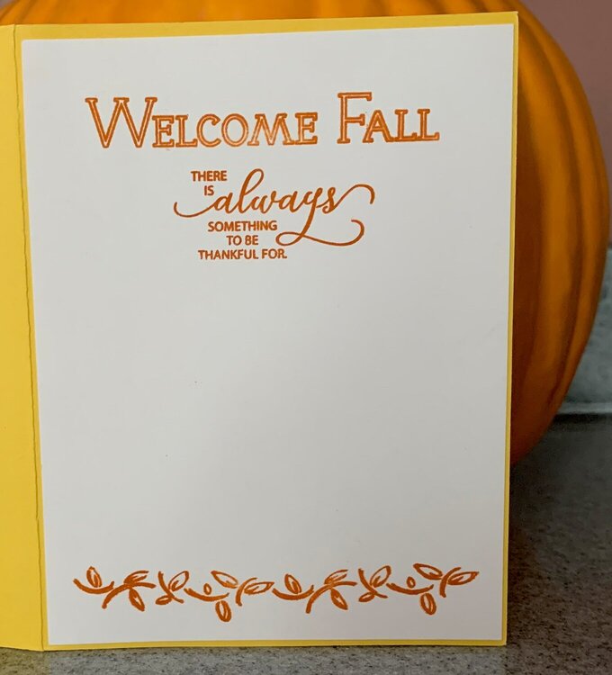 A Fall Welcome (inside)
